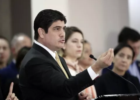 Presidente de Costa Rica confirma el primer caso de coronavirus