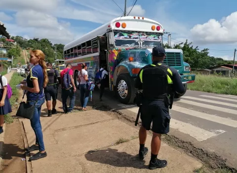 Coronavirus Panamá: Suspenden servicios en algunas rutas de transporte en Panamá Oeste