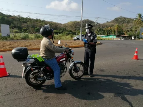 Coronavirus en Panamá: Controlan circulación vial en puestos de control de Panamá Oeste