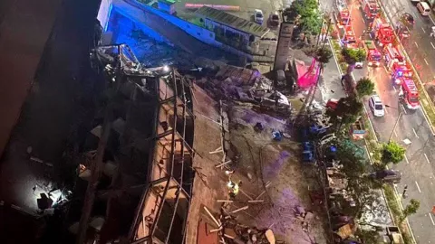Se derrumba hotel en China con más de 50 personas en cuarentena por coronavirus