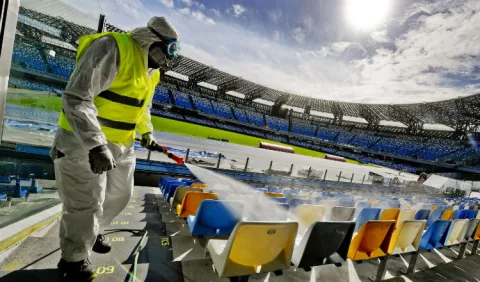 Vuelve la liga italiana, pero sin público en los estadios por el coronavirus