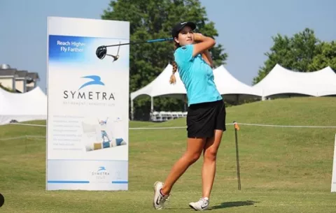 Golfista panameña Laura Restrepo abre la temporada en el par del campo