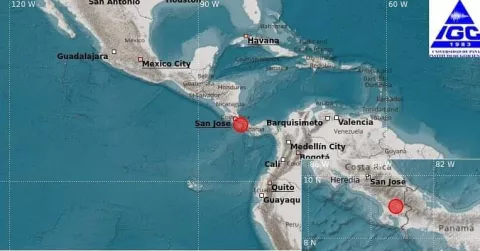 Dos fuertes sismos estremecen a la provincia de Chiriquí