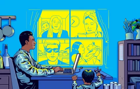 Qué hacer y qué no hacer en las reuniones por cámara web
