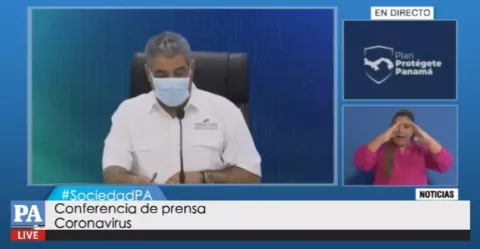 [EN VIVO] Conferencia de prensa de actualización de casos de COVID-19 en Panamá