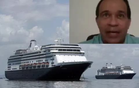 Práctico del Canal de Panamá que ayudó al crucero con enfermos de COVID-19 narra su experiencia 