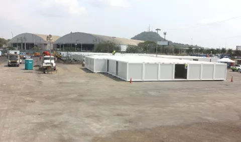 Prometen nuevo hospital modular dentro de 15 días para pacientes con COVID-19