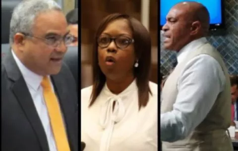 Jairo 'Bolota' Salazar agrede a los diputados Kayra Harding y Mariano López, ambos de su propio partido el PRD