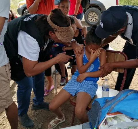 Inicia el programa de vacunación en La Chorrera