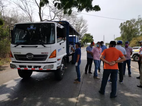 Autoridades santeñas fortalecen cerco sanitario
