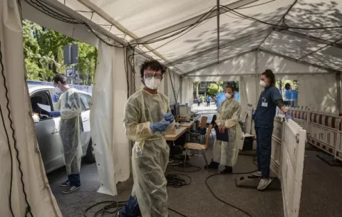Alemania lidera en pruebas de coronavirus