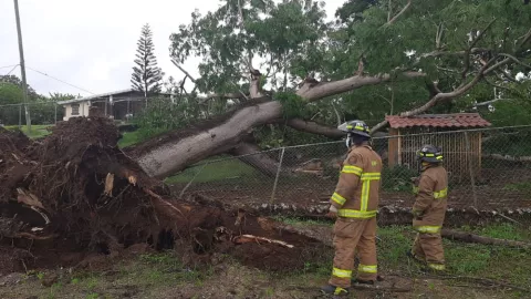 Deslizamientos de tierra en Coclé e inundaciones en la región de Azuero