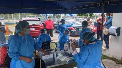 Instalan cerco sanitario en Molejones, Bocas del Toro por aumento de casos de COVID-19