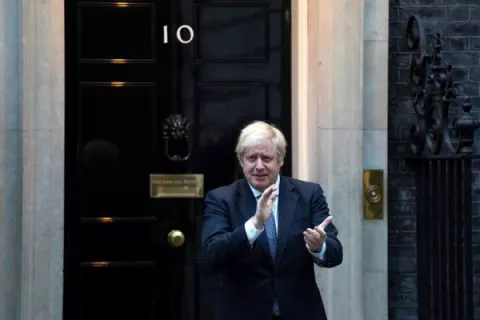El primer ministro británico Boris Johnson llama a su sexto hijo Wilfred Lawrie Nicholas