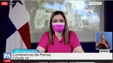 [EN VIVO] Conferencia de prensa de actualización de casos COVID-19 en Panamá