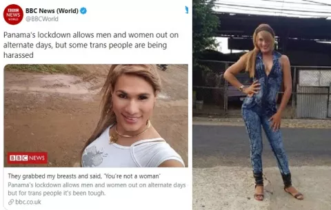 Clamor de la comunidad trans panameña llega a la BBC debido a la salida por sexo