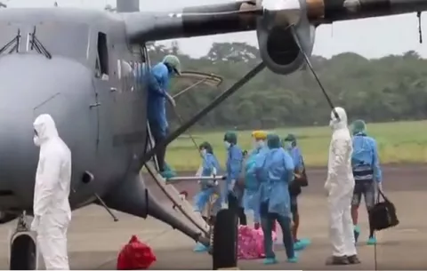 Trasladan a siete pacientes COVID-19 positivos desde la Comarca Guna Yala
