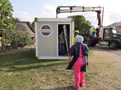 Las costas colonenses cuentan con modulares para realizar  los hisopados 