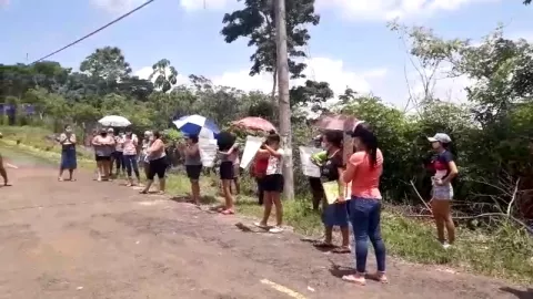 Residentes de Loma del Río en Arraiján cabecera reclaman electricidad