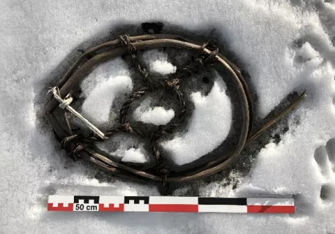 Deshielo revela reliquias de la época vikinga