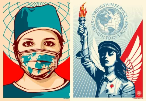 Artistas se unen para agradecer a trabajadores de la salud a través de anuncios 