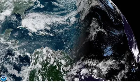 Se forma la primera depresión tropical de la cuenca atlántica