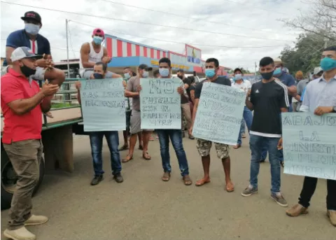 Pescadores artesanales del sur de Veraguas protestan en Llano de Catival