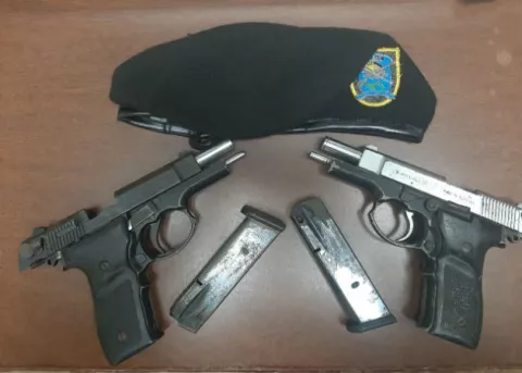 Policía Nacional recupera cuatro armas en operativo hecho en Mastranto, La Chorrera 