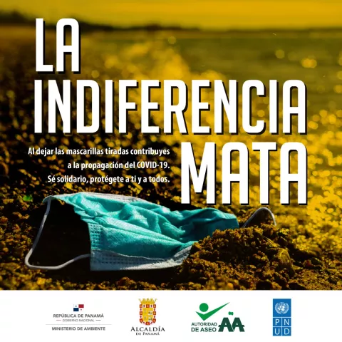 Lanzan  campaña: ‘La Indiferencia Mata: Deposita correctamente las mascarillas’, para evitar contagios por COVID-19