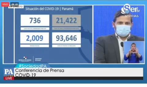 [En VIVO] Minsa brinda informe de la situación del COVID-19 en Panamá