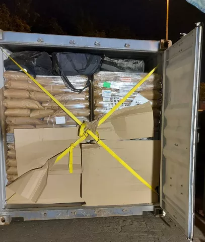 Decomisan 216 paquetes de drogas dentro de un contenedor en un puerto de Arraiján 