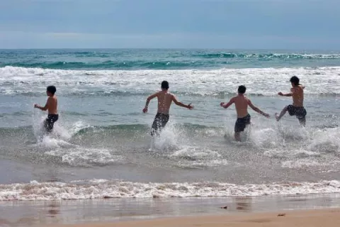 Playas portuguesas estrenan su 'nueva normalidad'