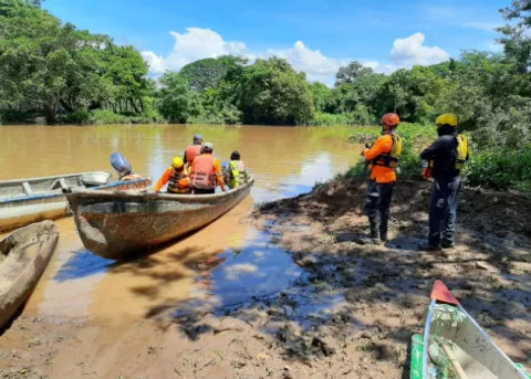 Sinaproc y Senan buscan a un agricultor desaparecido en el río Grande de Penonomé