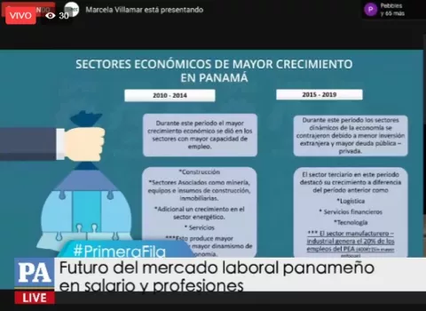 [EN DIRECTO] Futuro del mercadeo laboral panameño en salario y profesiones