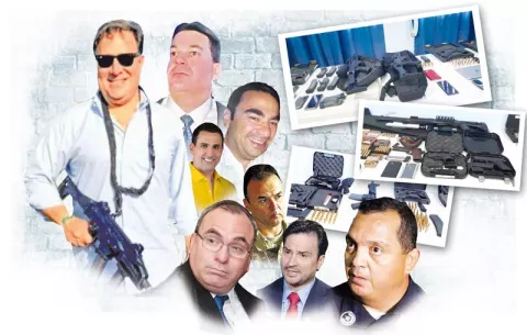 Armas eran  'muestras'  y solo para  el uso policial