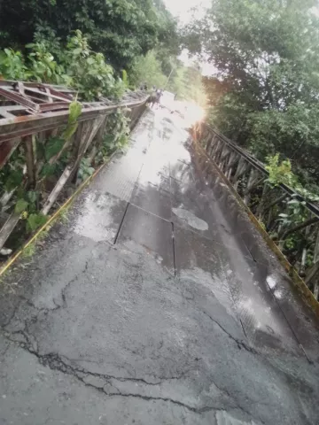 Siete plantas potabilizadoras y un puente son afectados por las fuertes lluvias en Chiriquí