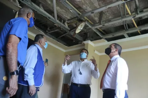 El Miviot evalúa las instalaciones de un hotel en Espinar para habilitarla y apoyar a pacientes con COVID-19