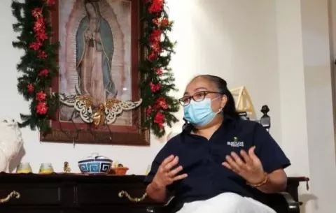 Doctora Lourdes Moreno está de buen ánimo; confía en  Dios y la Virgen de Guadalupe