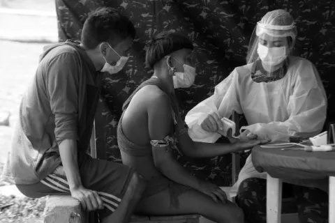 Jair Bolsonaro y el coronavirus Sars-CoV-2