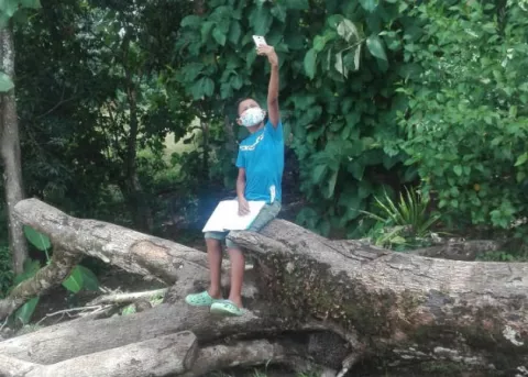Estudiantes de Santa Rosa en Palenque no tienen acceso al wifi de la escuela