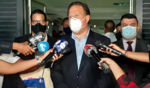 Juan Carlos Varela se muestra evasivo, habla de la COVID-19 y no de su vinculación en el caso Odebrecht