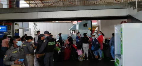 Migración: Caravanas de extranjeros para salir del país están prohibidas y serán penalizadas