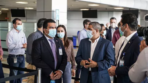 Minsa verifica adecuaciones en el Aeropuerto de Tocumen para operación del mini Hub Humanitario