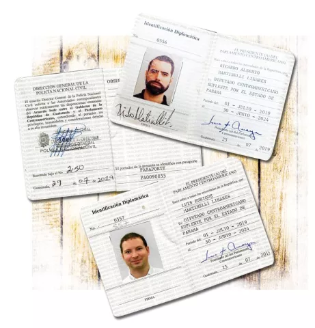 Credenciales diplomáticas prueban estatus de Ricardo Alberto y Luis Enrique Martinelli Linares