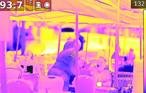 Las cámaras de calor  se vuelven comunes por la pandemia