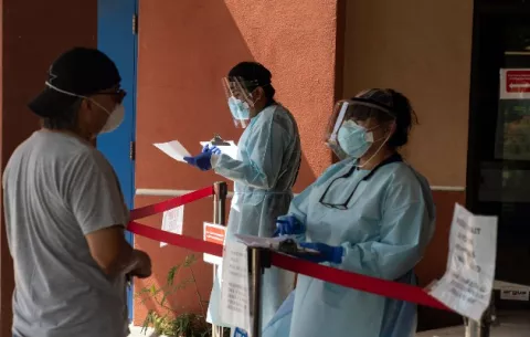Fui a Texas a cubrir el coronavirus desde casa. Luego mi familia se enfermó