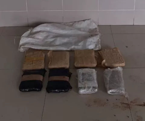 Encuentran ocho paquetes rectangulares con droga en un cañaveral de Veraguas