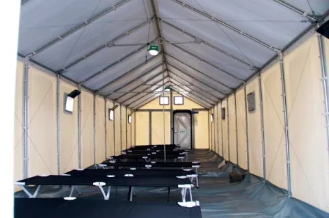 Construcción de nuevo albergue para migrantes en Darién tiene un 90% de avance