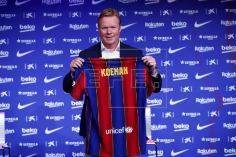 Ronald Koeman es presentado por Barcelona; muestra su encanto de poder trabajar con Messi