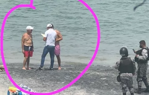 Alcalde José Luis Fábrega sorprendido en playa Coronado en plena cuarentena por la COVID-19